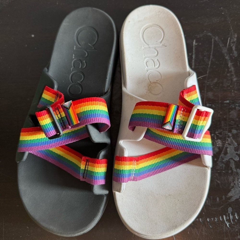Limited Chaco Pride Chillos Slide Sandals